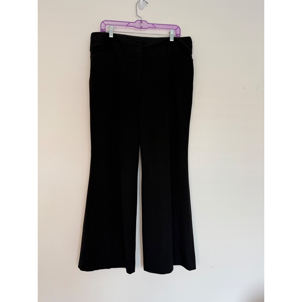 Women's‎ Express Editor Black Dress Pants Slacks 14L Workwear Trousers Office
